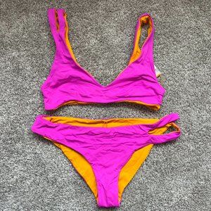 L*Space reversible bikini - pink/orange